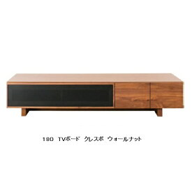 【開梱設置送料無料】レグナテック社製 TVボード180TVスタンド クレスポ(黒ベール)2素材対応(WN/OAK)ウレタン塗装奥行2サイズ対応(ノーマル/スリム)開梱設置送料無料北海道、沖縄、離島は除く