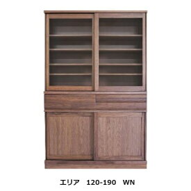 国産品 120-190 ダイニングボード エリア扉引き戸仕様定番2色対応：WN(ウォルナット)・WONA(オークナチュラル)ウレタン塗装F☆☆☆☆開梱設置送料無料 北海道、沖縄、離島は別途お見積り