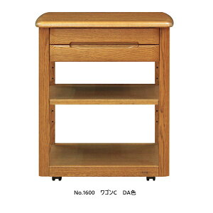 【送料無料】5年保証 浜本工芸製ワゴンC No.1600主材:オーク無垢材 UV塗装塗色:3色対応受注生産 納期約50日天板無垢板・裏面化粧仕上げ送料無料(玄関前配送)北海道・沖縄・離島は除く