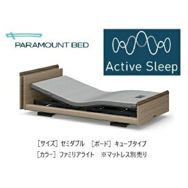 [組立設置送料無料/うれしいシーツプレゼント付]パラマウントベッドセミダブル 電動ベッドアクティブスリープベッド モデルE旧名 インタイム 3000キューブタイプアナライザー選択可能カラー2色開梱設置送料無料北海道・沖縄・離島は除く