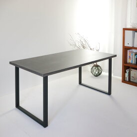 [開梱設置送料無料] ダイニングテーブル／食卓MORTEX天板：モールテックス仕上げ(ビピュールMつや無し)3色対応3サイズ対応ブラックスチール脚受注生産：納期60日別注対応はご相談ください開梱設置送料無料 沖縄・北海道・離島は除く