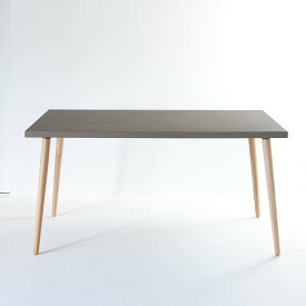 [開梱設置送料無料] ダイニングテーブル／食卓MORTEX天板：モールテックス仕上げ(ビピュールMつや無し)3色対応3サイズ対応)ホワイトアッシュ脚受注生産：納期60日別注対応はご相談ください開梱設置送料無料 沖縄・北海道・離島は除く