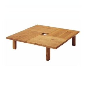 【開梱設置送料無料】10年保証 飛騨産業製正方形フロアテーブル(幅120cm)森のことば SN161T主材:ホワイトオーク節入りポリウレタン樹脂塗装/オイル仕上げ受注生産 納期約30〜45日開梱設置送