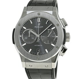 ☆SALE☆【中古】HUBLOT ウブロ クラシック・フュージョン クロノグラフ チタニウム レーシンググレー 45mm 521.NX.7071.LR