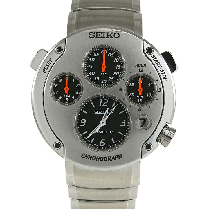 楽天市場】【中古】SEIKO セイコー スポーチュラ キネティック クロノ 