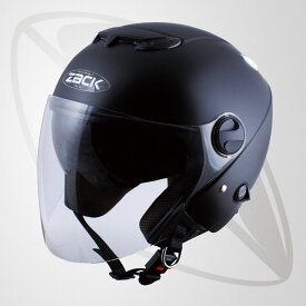 スモール ジェット ハーフマッドブラック(bzj3) ジェットヘルメット　全排気量対応・SG規格認定・ディープ フリーサイズ