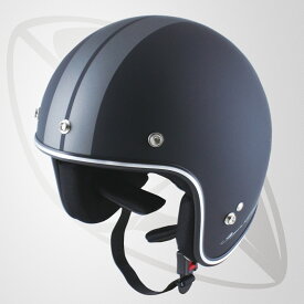 ジェットヘルメット ビッグサイズ 大きめサイズ マッドブラック・ガンメタ（BJS-65GXa) (SG規格認定・全排気量OK) 送料無料