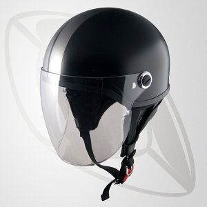 マッドブラック・ガンメタ・(bsq-32)・半キャップ・ハーフヘルメット・SG規格認定・125cc以下対応・フリーサイズ