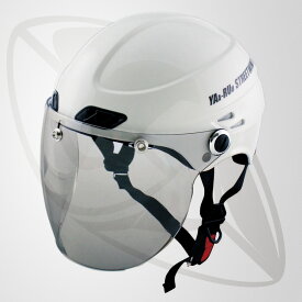 半キャップ・ハーフヘルメット ホワイト (bst-z-jt) SG規格認定・125cc以下対応・フリーサイズ・サイズ58−59cm 送料無料（一部地域除く）
