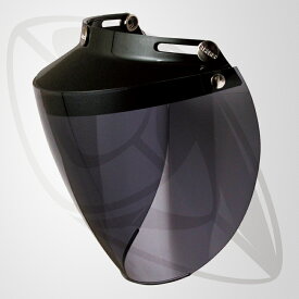 BIKERS SHIELD 汎用ヘルメットシールド(ライトスモーク) UVカット・ハードコート 送料無料