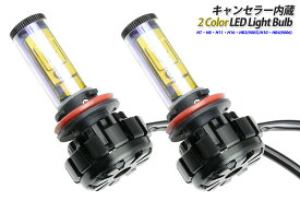 LEDヘッドライトバルブ40w 4000lm 12V 24V対応(H7 H8 H11 H16 HB3 9005 HB4 9006)フォグランプにも使用可能なイエローorホワイト変更可能キャンセラー＆ノイズフィルター付!輸入車使用可能 1年保証 送料無料!