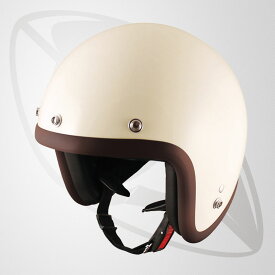 ジェット型ヘルメット パールアイボリー（bjl-65）スモールジェットヘル（SG規格認定・全排気量OK・フリーサイズ）