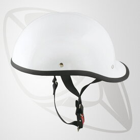 半キャップ ハーフヘルメット ホワイト ダックテール ジョッキーヘルメットbms-23 SG規格認定 125cc以下対応 フリーサイズ