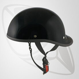 半キャップ ハーフヘルメット ブラック ダックテール ジョッキーヘルメット（bms-23） SG規格認定 125cc以下対応 フリーサイズ