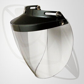 BIKERS SHIELD ヘルメット　シールド 汎用 （クリアー）フリップアップ UVカット・ハードコート