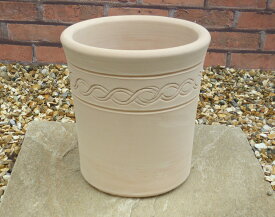 スペイン製植木鉢 マジョルカ 20,26cm　テラコッタ バラに使っても楽しいデザイン入りのローゼンポットタイプ 素焼き鉢 陶器鉢 園芸 ガーデニングプランター 2サイズ展開