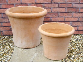 在庫限り ベトナム製植木鉢 ルーブンM/L　テラコッタ 素焼き鉢 陶器鉢 園芸 ガーデニング おしゃれ これまでの洋風ガーデンとは一味違った空間を演出します！Vietmanese Terracotta