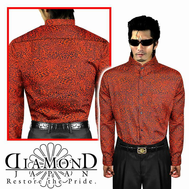 ヒョウ】情熱ファイヤーTシャツ – なにわ小町公式オンラインショップ [YCVAZXSE] メンズ メタリック ファッション シャツ ヒョウ柄 スネークスキン 光沢 ドレスシャツ ボタンダウン アニマル