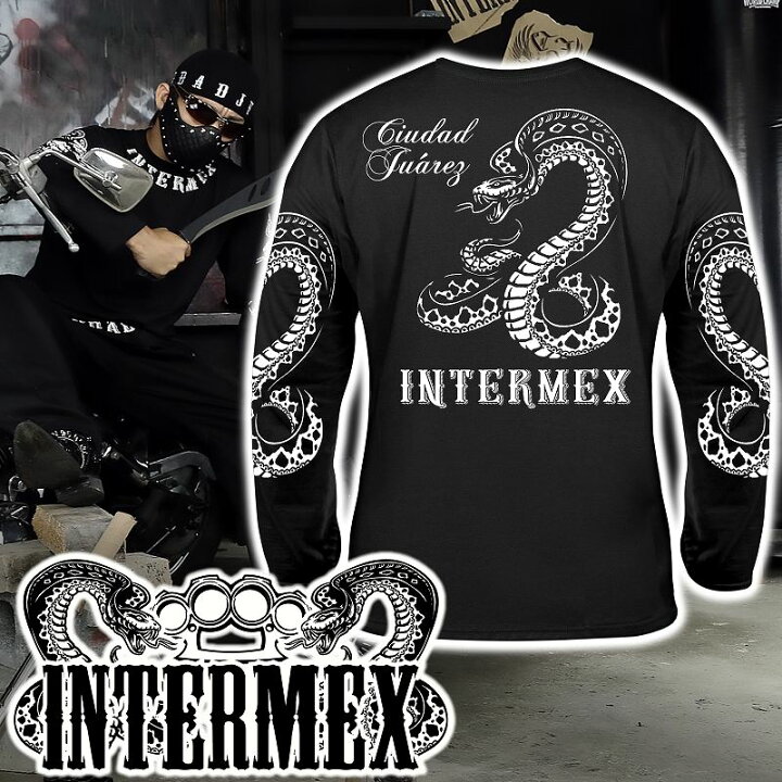 楽天市場 ギャング チカーノ ロンt B系 Hiphop系 バイカー メンズファッション オラオラ系 ヤンキー 長袖tシャツ 服 ヤクザ コブラ Itm 001 悪党の店 卍 バースジャパン