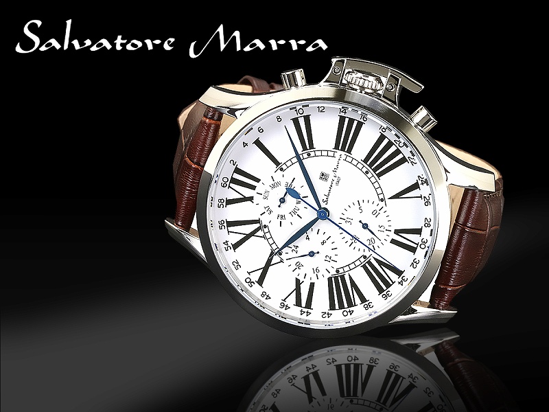 サルバトーレマーラ Salavatore Marra 腕時計 SM14123-IPBK クオーツ