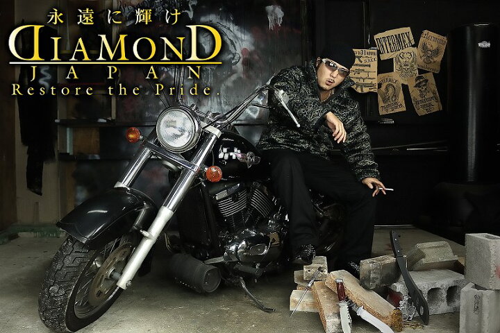 楽天市場】中綿ジャケット 服 DIAMOND JAPAN dj-181 クロコ総柄 