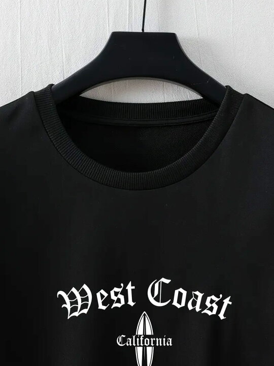 楽天市場】夏物 ド派手 プリント 半袖Tシャツ 107 黒 柄シャツ 
