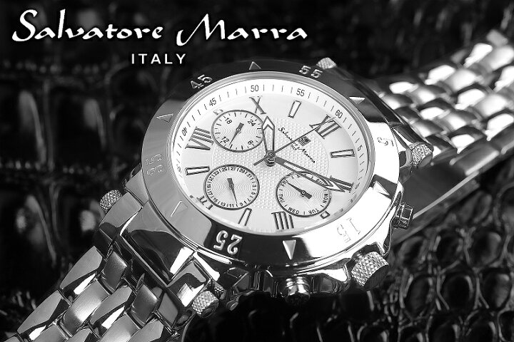 楽天市場】1年間保証付 サルバトーレマーラ Salvatore Marra クォーツ 