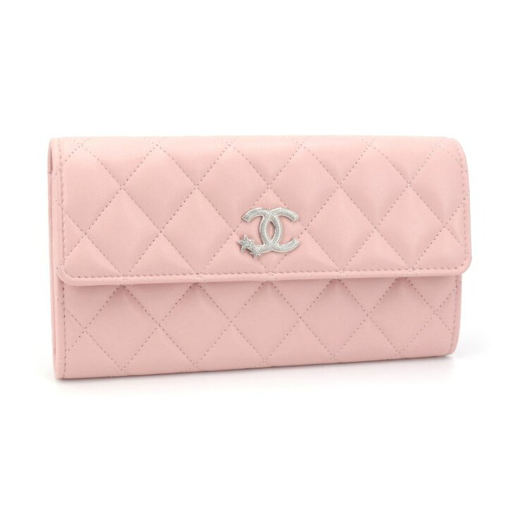 楽天市場】[返品OK] シャネル マトラッセ ココスター ロングウォレット  