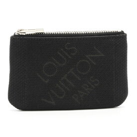 [返品OK] ルイヴィトン ポシェットクレ M93549 ダミエジェアン ノワール キーケース キーホルダー コインケース 小銭入れ ブラック 黒 【中古】【送料無料】