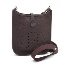 [返品OK] エルメス エヴリンTPM U刻印 2022年製 トリヨンクレマンス ルージュセリエ シルバー金具 ショルダーバッグ エブリンTPM 赤茶 【中古】【送料無料】