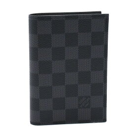 [返品OK] ルイヴィトン パスポートカバー クーヴェルテュールパスポールNM N64411 ダミエグラフィット パスポートケース トラベル 黒 【中古】【送料無料】