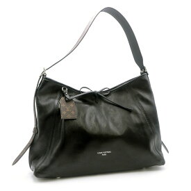 [返品OK] ルイヴィトン キャリーオールバイブMM M25143 ラムレザー モノグラム ブラック ワンショルダーバッグ 肩掛けバッグ 黒 【中古】【送料無料】