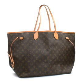 [返品OK] ルイヴィトン ネヴァーフルGM M40157 モノグラム トートバッグ 肩掛けトート 肩掛けバッグ 大容量 ブラウン 茶色 【中古】【送料無料】