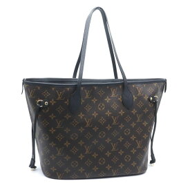 [返品OK] ルイヴィトン ネヴァーフルインサイドアウトMM M11946 グレインレザー モノグラムキャンバス ハンドバッグ リバーシブル 黒 【中古】【送料無料】