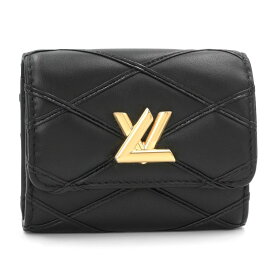 [返品OK] ルイヴィトン ロザリー GO-14 M83078 レザー マルタージュ ノワール 2つ折り財布 二つ折り財布 キルティング ブラック 黒 【中古】【送料無料】