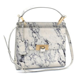 [返品OK] バレンシアガ ルディス 2WAYバッグ 370635 レザー マーブル ショルダーバッグ ハンドバッグ 大理石柄 ブラック ホワイト 【中古】【送料無料】