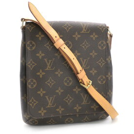 [返品OK] ルイヴィトン ミュゼットサルサ M51387 モノグラム ワンショルダーバッグ 肩掛けバッグ ブラウン 茶色 【中古】【送料無料】
