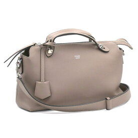 [返品OK] フェンディ バイザウェイミディアム 8BL146 レザー グレージュ ハンドバッグ ボストンバッグ ショルダーバッグ 2WAY 【中古】【送料無料】