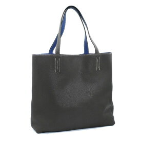 [返品OK] エルメス ドゥブルセンス45 □O刻印 2011年製 トリヨンクレマンス エタン ブルーエレクトリック トートバッグ リバーシブル 【中古】【送料無料】