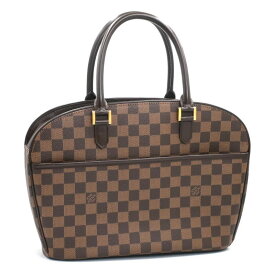 [返品OK] ルイヴィトン サリアオリゾンタル N51282 ダミエエベヌ ハンドバッグ 手提げバッグ 手提げ鞄 横長鞄 ブラウン 茶色 【中古】【送料無料】