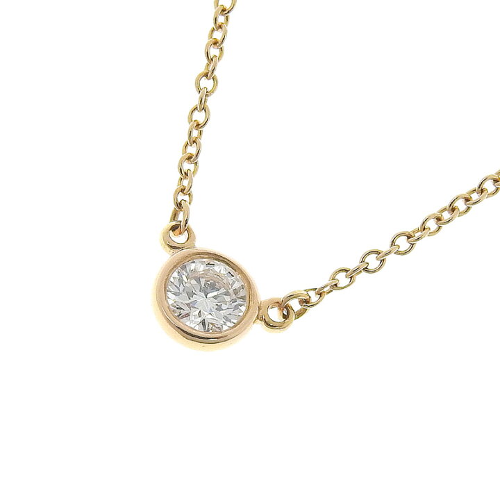 楽天市場】[返品OK]ティファニー バイザヤードネックレス 0.21ct 