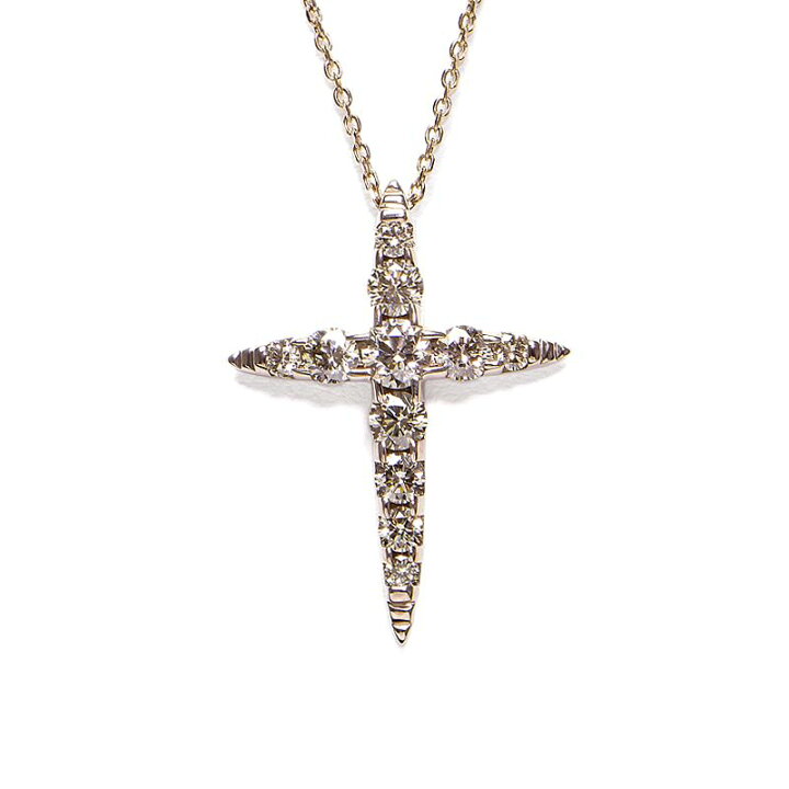 楽天市場】[返品OK]カシケイ ネイキッドネックレス K18BG 合計1.10ct  