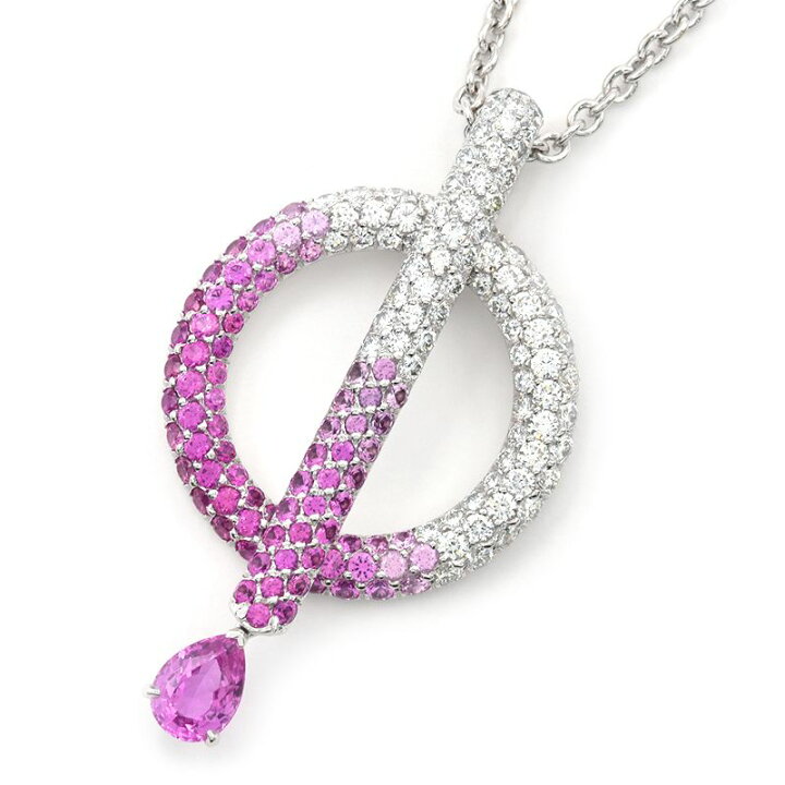 楽天市場】[返品OK]シャネル ピンクサファイアネックレス K18WG 仕上済  