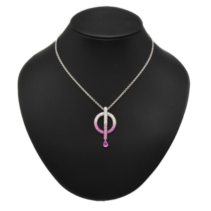 楽天市場】[返品OK]シャネル ピンクサファイアネックレス K18WG 仕上済  