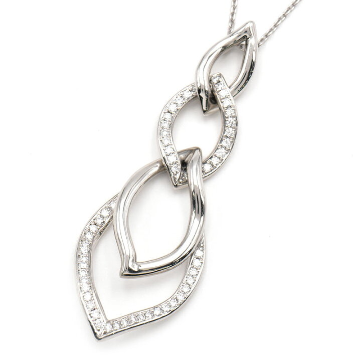 楽天市場】[返品OK]サバース 合計0.38ctダイヤモンドネックレス Pt850  