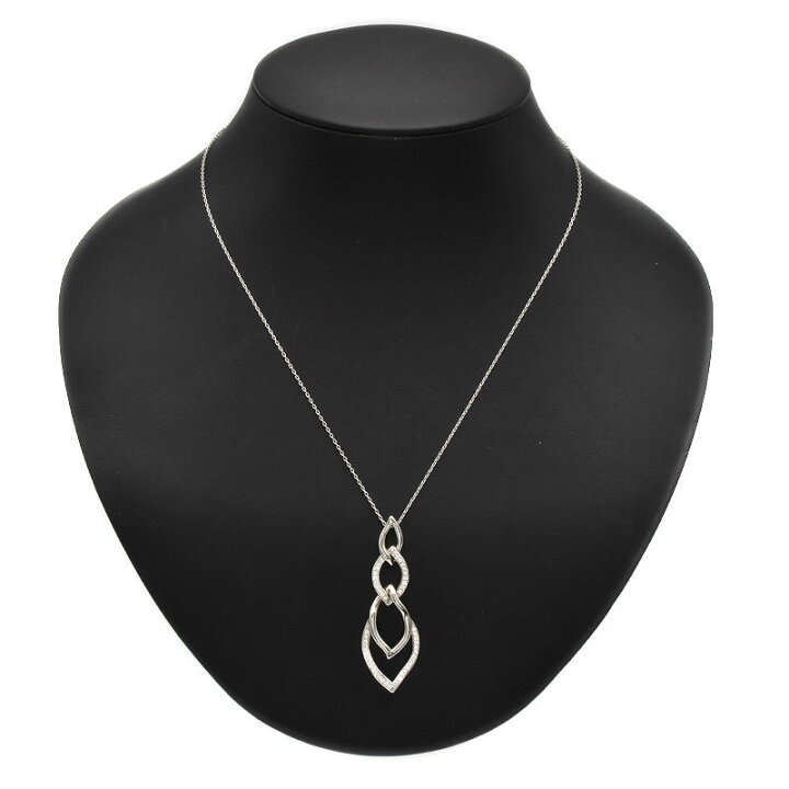 楽天市場】[返品OK]サバース 合計0.38ctダイヤモンドネックレス Pt850  