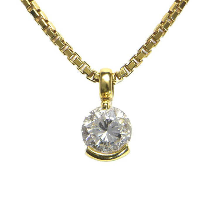 K18YG ダイヤモンド0.34ct ネックレスイエローゴールド 【公式通販】