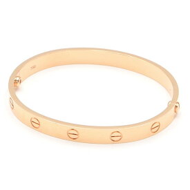 [返品OK] カルティエ ラブブレスレット サイズ17 K18YG LOVEブレスレット ビスモチーフ バングル イエローゴールド 地金30.9g 【中古】【送料無料】