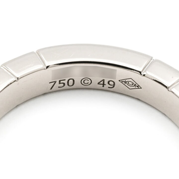 楽天市場】[返品OK] カルティエ ラニエールリング #49 9号 K18WG 1粒  