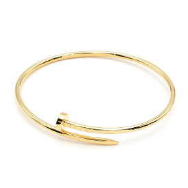 [返品OK] カルティエ ジュストアンクルブレスレット スモールモデル B6062618 #18 K18YG SM 釘 バングル イエローゴールド 地金9.7g 【中古】【送料無料】